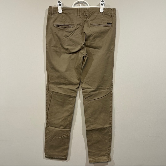 JACK & JONES Beige Slim Fit Marco Khaki Pants (31/34) - Picture 4 of 8